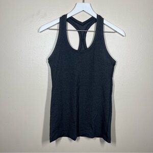 Lululemon Womens dark gray Racerback workout tank top